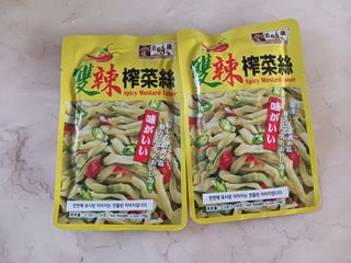 루시델리 야미하우스 홍콩 스파이시 프리미엄 짜사이 무침 500g — 4점을 준 리뷰어가 2024년 6월 올린 사용 사진