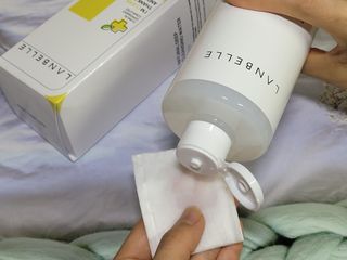 랑벨 내츄럴 딥 클렌징 워터 500ml — 4점을 준 리뷰어가 2022년 6월 올린 사용 사진