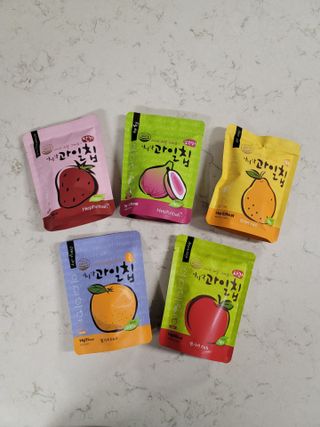 아비삭과일칩 5종 /딸기,사과,배,귤,무화과 5종 — 5점을 준 리뷰어가 2021년 4월 올린 사용 사진