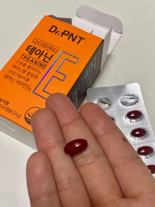 [Dr.PNT] 스트레스로 인한 긴장 OUT! 닥터피엔티 테아닌 — 5점을 준 리뷰어가 2023년 2월 올린 사용 사진