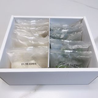 종로복떡방 레트로 3총사 바람떡 세트 — 5점을 준 리뷰어가 2021년 4월 올린 사용 사진