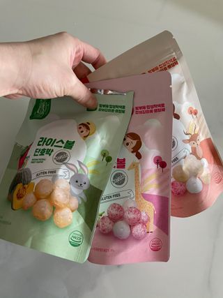 아비삭라이스볼 3종 /딸기,후르츠,단호박 — 5점을 준 리뷰어가 2021년 4월 올린 사용 사진