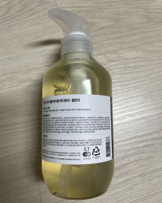 빅그린 니치 퍼퓸 바이옴바디워시 500ml(상탈, 블랙베리&베이, 블랑쉐 3종 중 택1) — 5점을 준 리뷰어가 2022년 7월 올린 사용 사진