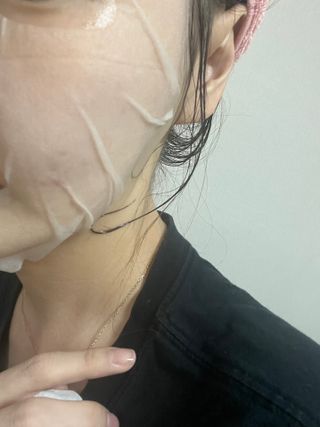 프롬노시베 필앤굿 에센스 마스크 — 5점을 준 리뷰어가 2021년 12월 올린 사용 사진