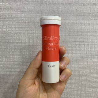 [슬림드랍 석류맛] 건기식 다이어트 보조제 겸 비타민 — 5점을 준 리뷰어가 2022년 2월 올린 사용 사진