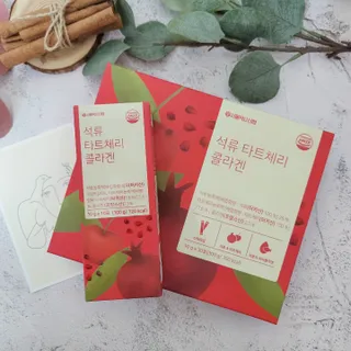 서울약사신협_석류 타트체리 콜라겐_10g x 30포 — 5점을 준 리뷰어가 2021년 7월 올린 사용 사진