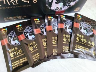 [몸엔용] 몸엔용 판매 1위 녹용 가성비 갑, 활기찬녹용 30포 — 5점을 준 리뷰어가 2021년 11월 올린 사용 사진