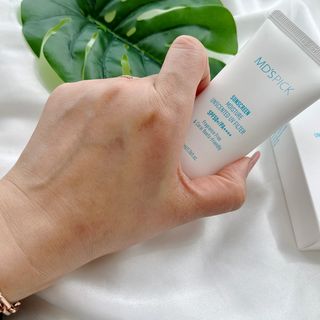 엠디스픽 무향자차 수분 선크림 PSF50+ PA++++ 50ml — 4.5점을 준 리뷰어가 2023년 3월 올린 사용 사진