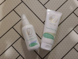 mom e 맘이 내추럴 베이비 케어 크림+바디오일 — 5점을 준 리뷰어가 2021년 1월 올린 사용 사진
