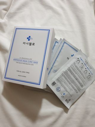 닥터마시멜로 닥터마스멜로 마블러스 아쿠아 클리닉 마스크 — 4점을 준 리뷰어가 2021년 5월 올린 사용 사진