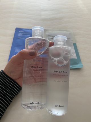 화이트리 비움 데일리 토너, 바하 0.5토너 세트 — 5점을 준 리뷰어가 2021년 2월 올린 사용 사진