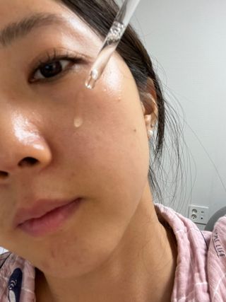 스킨큐어 산다화 비타민c 화이트닝 에센스 30ml — 5점을 준 리뷰어가 2023년 7월 올린 사용 사진