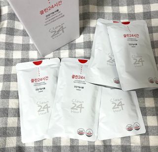 클린24시간 1BOX(5포) + 전용보틀(500ml) — 3.5점을 준 리뷰어가 2023년 4월 올린 사용 사진