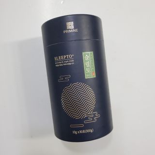 프리마인 자체 기업부설 연구소에서 찾아낸 건강한 수면의 비밀.  슬립토 플러스 30포 — 5점을 준 리뷰어가 2021년 9월 올린 사용 사진