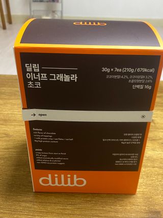 딜립 이너프 그래놀라 초코 — 4.5점을 준 리뷰어가 2022년 12월 올린 사용 사진