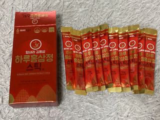 힘내라김홍삼 하루홍삼정스틱 10g x 10포 — 4점을 준 리뷰어가 2021년 5월 올린 사용 사진