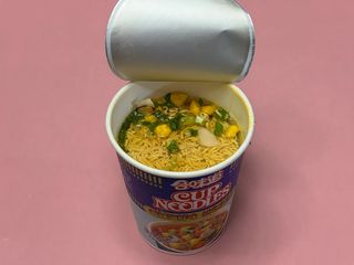 NISSIN 닛신 컵누들  4종 - 씨푸드오리지날, 씨푸드 스파이시, 씨푸드 커리, 씨푸드 XO소스 — 5점을 준 리뷰어가 2022년 11월 올린 사용 사진