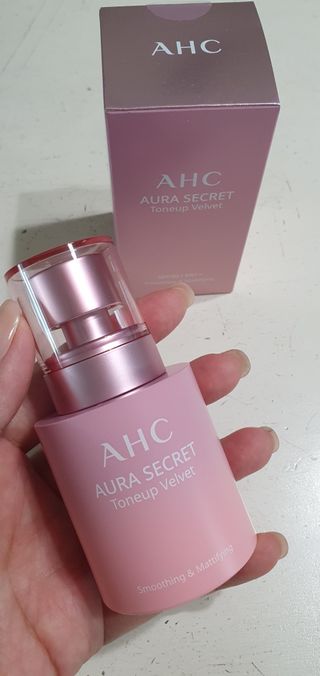 AHC 아우라 시크릿 톤업 벨벳 — 4점을 준 리뷰어가 2021년 4월 올린 사용 사진