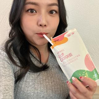 [경남제약헬스케어] 케어플러스 리셋 다이어트 청포도맛 100ml X 5포 (5일분) — 5점을 준 리뷰어가 2023년 4월 올린 사용 사진