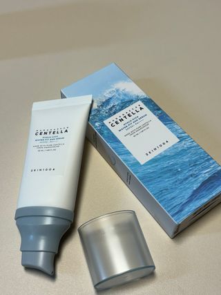 [스킨1004] 마다가스카르 센텔라 히알루-시카 워터핏 선세럼 50ml — 5점을 준 리뷰어가 2024년 5월 올린 사용 사진