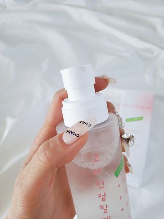 [시카앰플] 묘오한 고마진정할때 진정 스프레이 앰플 150ml — 4점을 준 리뷰어가 2021년 3월 올린 사용 사진