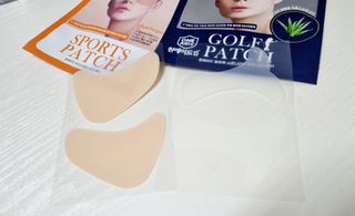 원에이드 알로에사포나리아 투명 골프패치 & 원에이드 하이드로겔 스포츠패치 — 5점을 준 리뷰어가 2022년 8월 올린 사용 사진