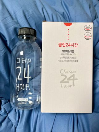 클린24시간 1BOX(5포) + 전용보틀(500ml) — 5점을 준 리뷰어가 2022년 10월 올린 사용 사진