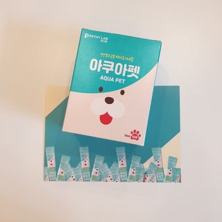 펫시랩 반려견용 액상 프리바이오틱스 아쿠아펫 — 5점을 준 리뷰어가 2021년 1월 올린 사용 사진