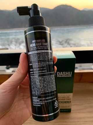 다슈코리아 다슈 데일리 안티 헤어로스 허브 헤어토닉 150ml — 5점을 준 리뷰어가 2021년 2월 올린 사용 사진