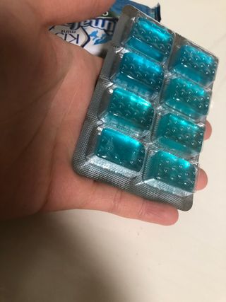 마요라 히말라야 솔트 캔디 2종-페퍼민트 맛, 라임민트 맛 — 3.5점을 준 리뷰어가 2022년 11월 올린 사용 사진