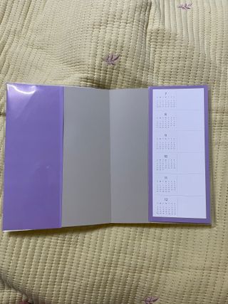 리훈 2023년 아이라이크 모눈 다이어리 미니달력 세트 — 5점을 준 리뷰어가 2022년 11월 올린 사용 사진