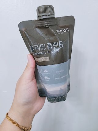 일일하우 슬리밍 플랜B 고소한 귀리맛, 진한 카카오맛 (체중조절식) — 5점을 준 리뷰어가 2023년 8월 올린 사용 사진