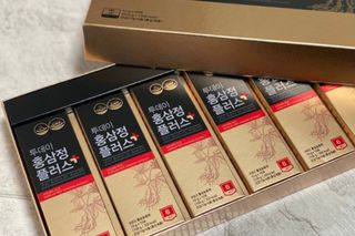 서울약사신협_투데이홍삼정플러스스틱_10g x 60포 — 5점을 준 리뷰어가 2021년 7월 올린 사용 사진