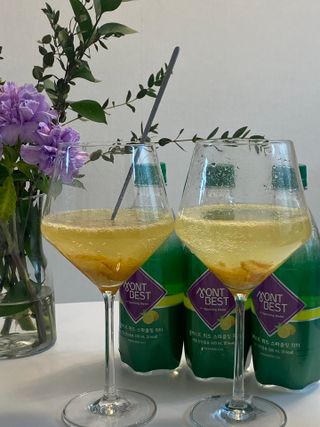 몽베스트 Montbest with Sparkling water Lemon OR Lime 20병(랜덤) — 5점을 준 리뷰어가 2022년 10월 올린 사용 사진