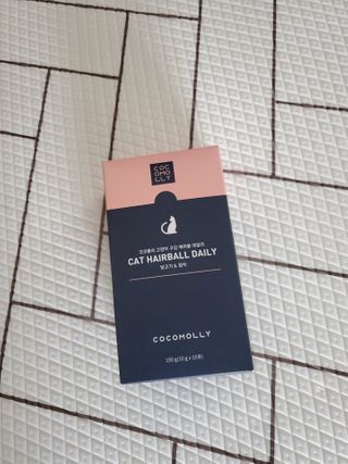 코코몰리 고양이 구강• 헤어볼 데일리 /신장• 요로 데일리 — 5점을 준 리뷰어가 2021년 3월 올린 사용 사진