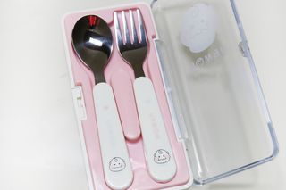 유비맘 스푼포크 케이스 세트 1+1 _컬러랜덤 발송 — 5점을 준 리뷰어가 2021년 1월 올린 사용 사진