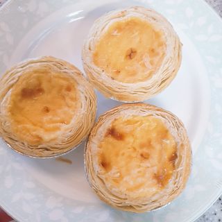 디앙뜨 포르투갈 에그타르트 오리지널 맛+패션후르츠+초콜릿타르트 맛 중 택1 — 4.5점을 준 리뷰어가 2021년 8월 올린 사용 사진