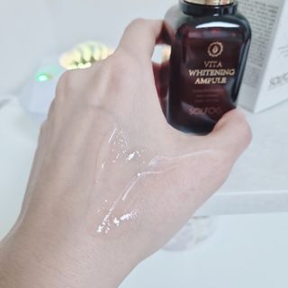 소담스퀘어 상암 솔포그 비타민 화이트닝 앰플 50ml 안티에이징 항산화 가미 잡티 트러블 세라마이드 — 5점을 준 리뷰어가 2022년 11월 올린 사용 사진