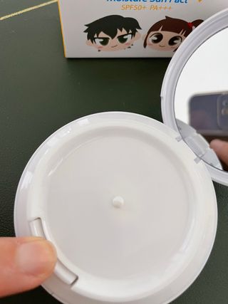 소이베베X신비아파트 모이스쳐 선팩트 SPF50+ PA+++ — 5점을 준 리뷰어가 2023년 4월 올린 사용 사진