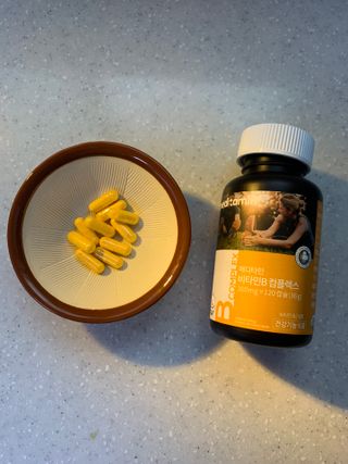 메디타민 비타민B 컴플렉스 — 5점을 준 리뷰어가 2021년 11월 올린 사용 사진