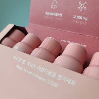 랩앤뷰티 메가 벨벳 콜라겐 12000 — 5점을 준 리뷰어가 2021년 6월 올린 사용 사진