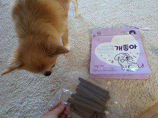 My Pet Care 천연단백질 치아건강에 개좋아 — 5점을 준 리뷰어가 2021년 1월 올린 사용 사진
