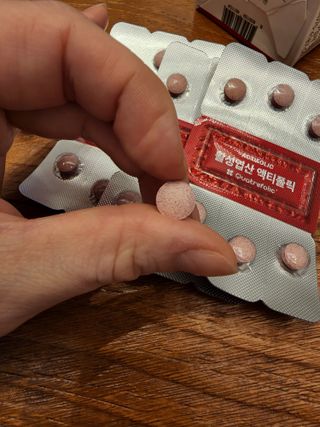 [리노브] 4세대 활성엽산 액티폴릭 270mg x 30정 — 4점을 준 리뷰어가 2022년 8월 올린 사용 사진