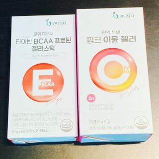 인디닥터 면역 생생 핑크 이뮨 젤리 + 타이탄 BCAA 프로틴 젤리스틱 — 5점을 준 리뷰어가 2022년 5월 올린 사용 사진