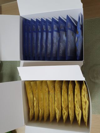 (주)쟈뎅 쟈뎅 클래스 핸드 드립 커피 10P 2종_디카페인 1종+랜덤 플레이버 1종 — 4.5점을 준 리뷰어가 2021년 4월 올린 사용 사진