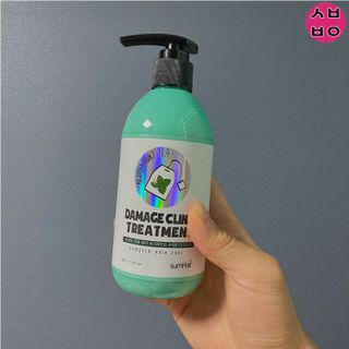 썸헤어 / SUMHAIR 썸헤어 데미지 클리닉 샴푸+트리트먼트 네롤리&민트티 — 3점을 준 리뷰어가 2021년 5월 올린 사용 사진