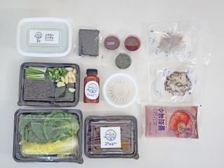 마라도푸드 포항 구룡포 햇 과메기 야채세트 마라도회식당 꽁치 — 5점을 준 리뷰어가 2023년 10월 올린 사용 사진