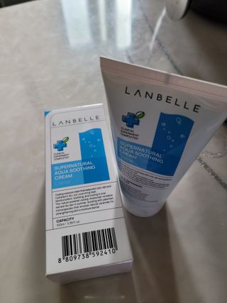 랑벨 수퍼내츄럴 아쿠아 수딩 크림 100ml — 4점을 준 리뷰어가 2022년 4월 올린 사용 사진