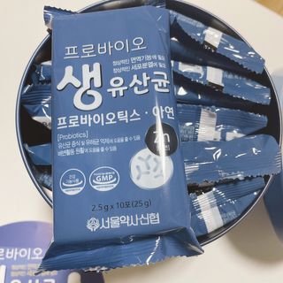 서울약사신협_프로바이오생유산균_2.5G x 100포 — 4점을 준 리뷰어가 2021년 2월 올린 사용 사진