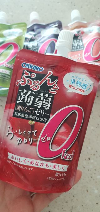 ORIHIRO 오리히로 곤약젤리 제로칼로리 130g 4종 4팩(맛별로 1팩씩) — 5점을 준 리뷰어가 2023년 3월 올린 사용 사진